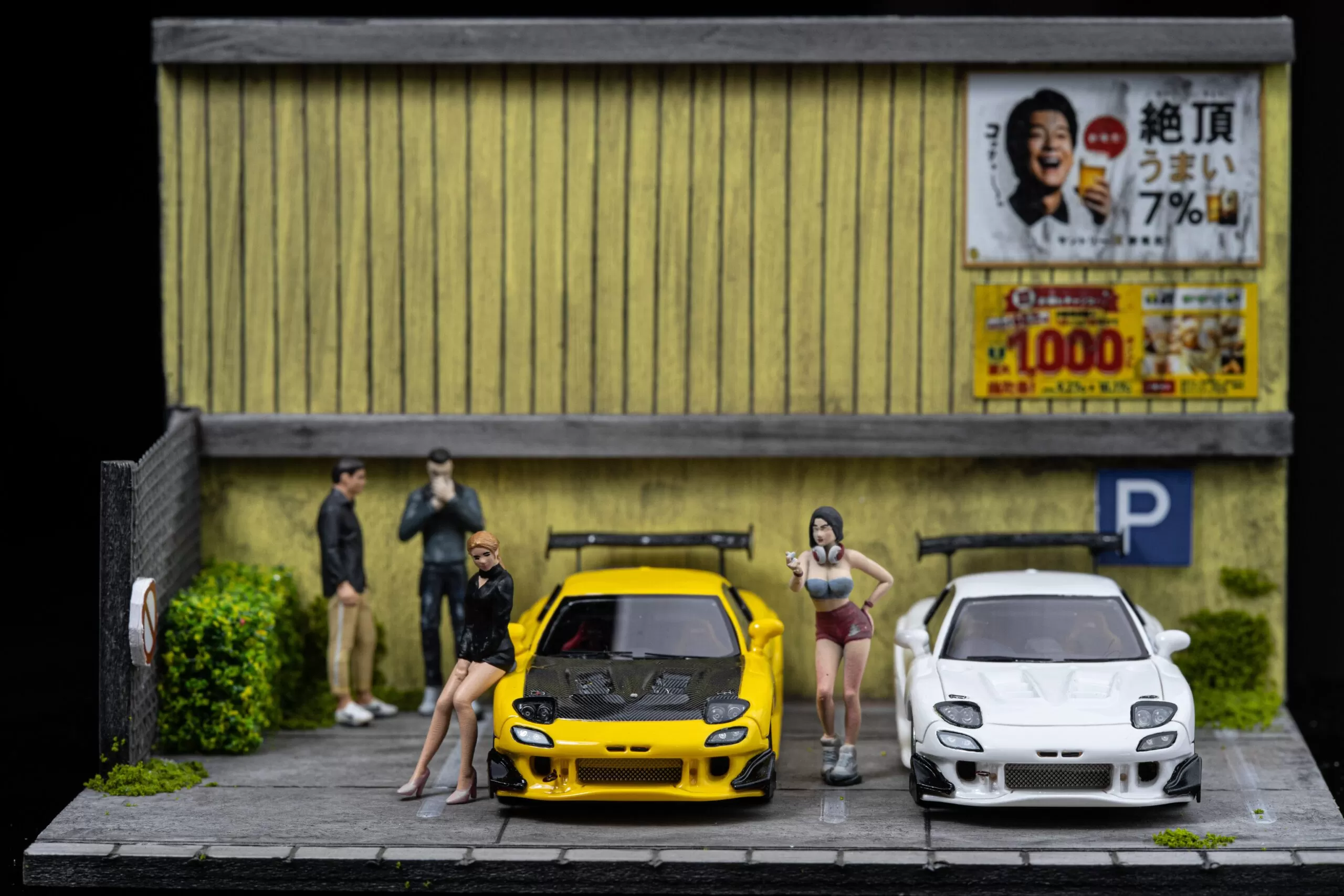 In stock Mini Diorama Box JDM Parking - Image 3
