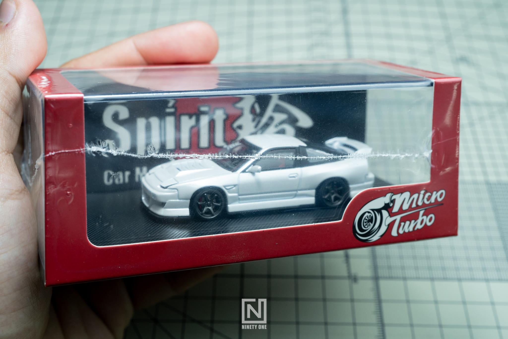 Micro Turbo 1/64 180SX Spirit Rei Miyabi White – NINETY ONE 164